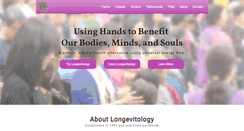 Desktop Screenshot of longevitology.org